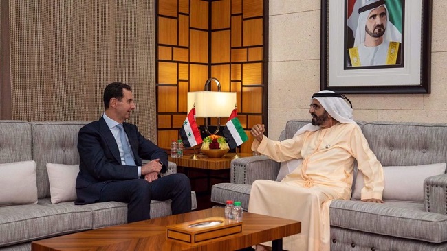 Assad and Sheikh Mohammed Syria’s president visits 1st Arab state in more than 1 decade