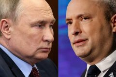 Putin and Naftali Israel PM meets Putin in Moscow for Ukraine talks