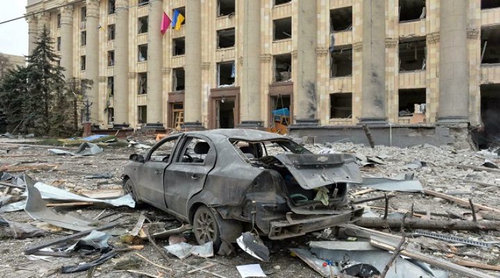 Hundreds evacuate after Russian strike on warehouse near Kyiv kills at least 27