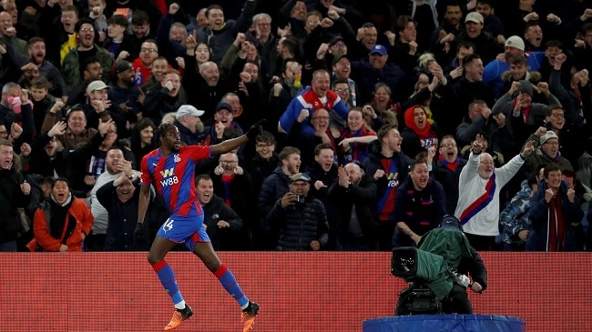 Premier League: Arsenal’s top four bid rocked in Palace defeat