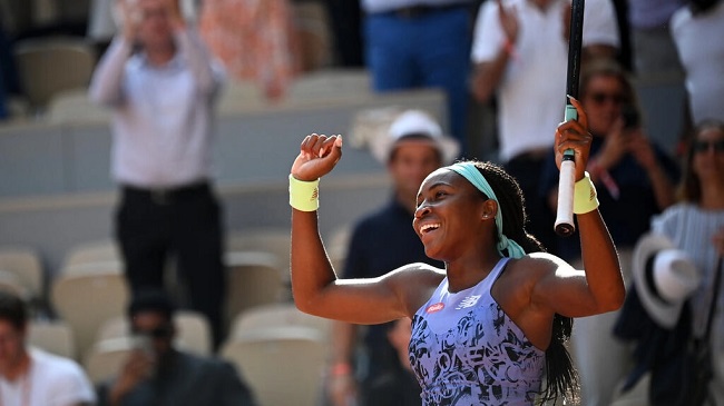 Tennis: Gauff becomes youngest Slam finalist for 18 years at French Open