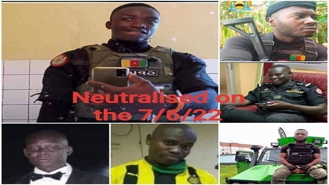 slain soldiers Ambazonia Fighters kill 6 Cameroon gov’t soldiers in tit-for-tat move