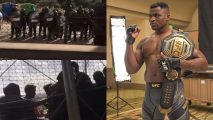 Francis Ngannou shares disturbing visuals of “inhumane treatment” to people from Southern Cameroons