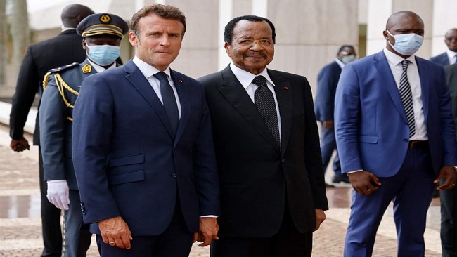 Yaounde: Macron meets the despot who has been in power since when he was five years old