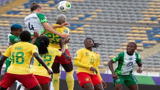 Women’s Football: Nigeria beat Cameroon to book World Cup place