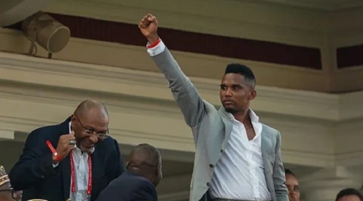 CAF: Samuel Eto’o reportedly positioning to succeed Motsepe