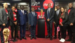 Biya’s Anglophone Secretary receives FIFA World Cup trophy