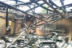 Soldiers burnt houses Francophone soldiers set houses belonging to Southern Cameroonians ablaze in Awing
