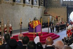 The Queen going home to rest Queen Elizabeth II’s coffin arrives at Westminster to lie in state