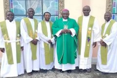 Clerics Mamfe Diocese: Bishop Abangalo urges prayers of thanksgiving for release of captives
