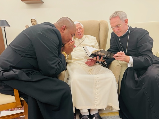 Priest from Mamfe Diocese meets Pope Benedict XVI