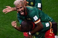 Moting and Abou Indomitable Lions fight back to draw World Cup thriller with Serbia
