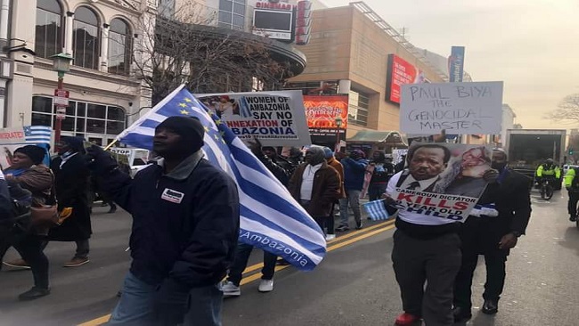 Southern Cameroons Crisis: Anti-Biya protest takes place in Washington DC