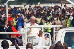 The Holy Father urges mutual forgiveness at mass in war-torn DR Congo