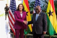 US Vice President Kamala Harris starts Africa tour in Ghana, announces security aid