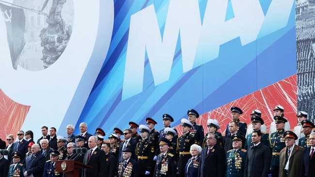 President Putin says ‘real war’ unleashed on Russia in Victory Day speech