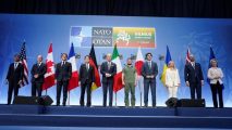 Nato allies reject Emmanuel Macron idea of troops to Ukraine