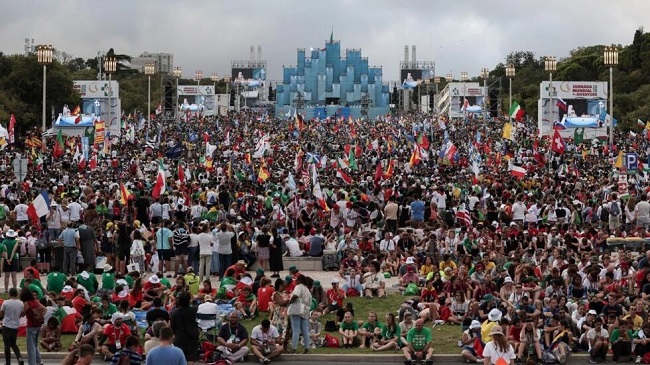 Pope Francis arrives in Portugal for World Youth Day