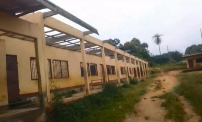 Back to school in French Cameroun:  Gov’t High School Bafia abandoned