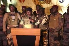 Gabon24 Gabon president under house arrest, military officers say