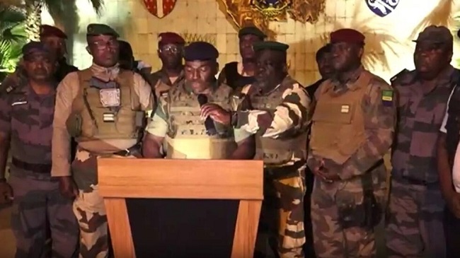 Gabon president under house arrest, military officers say