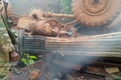 Red Dragons of Lebialem Southern Cameroons Crisis: Amba releases photos of newly bombed military vehicle