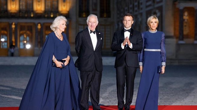 Macron hosts King Charles for lavish Versailles banquet
