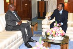 Touadera and Biya CAR President Faustin meets Biya, says Yaoundé will not be a target of Wagner forces