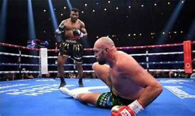 Corrupt Boxing: Tyson Fury knocked down but beats Francis Ngannou