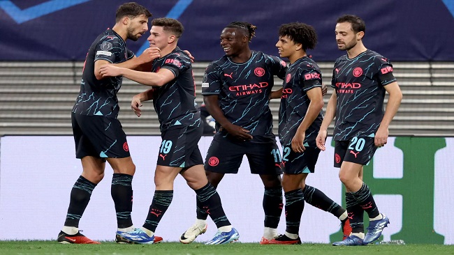 Champions League: Man City on course to qualify for the knockout stages