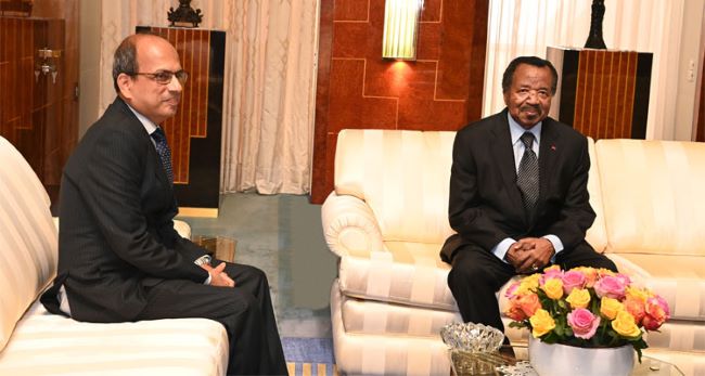 Etoudi: Farewell Audience to Indian High Commissioner