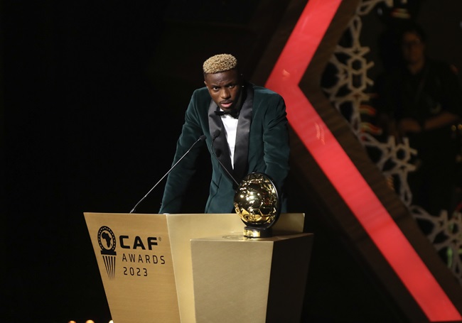 Nigeria superstar Victor Osimhen crowned 2023 CAF Player of the Year