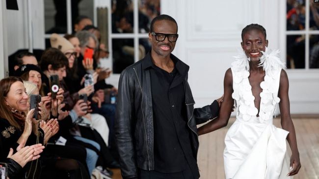 Cameroon designer brings African couture to Paris Fashion Week