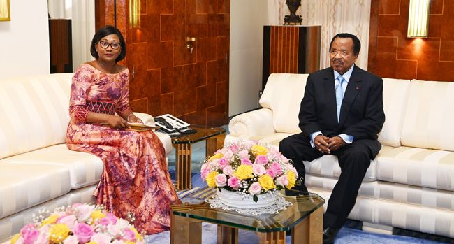 Yaoundé: Biya, CAR FM discuss bilateral ties