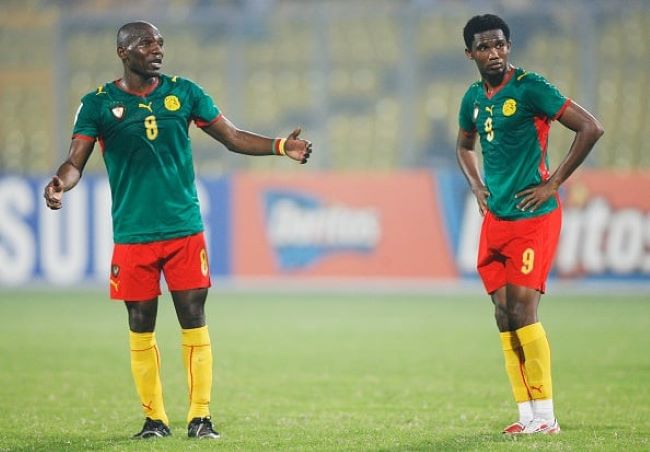 Eto’o and Geremi Indomitable Lions: Eto’o and Geremi Njitap at daggers-drawn positions