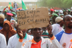 Thousands protest in Niger demanding immediate withdrawal of US troops