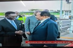 Biya and godson Ngoh Ngoh President Biya visits Cameroon