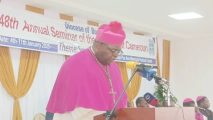 Buea: Bishop Bibi calls for protection of press freedom