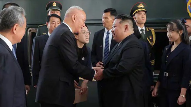 North Korea’s Kim arrives in Beijing with daughter and possible heir