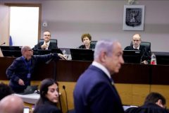 Tel Aviv : Netanyahu appears in court for 65th time in ongoing corruption trial
