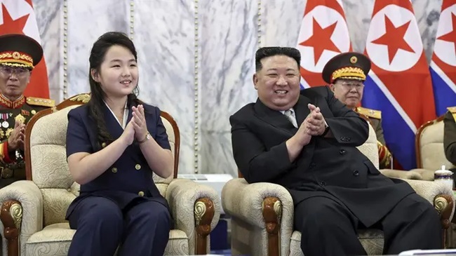 North Korea unveils image of leader’s daughter firing pistol