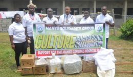 Manyu Solidarity Group supports Mamfe District Hospital