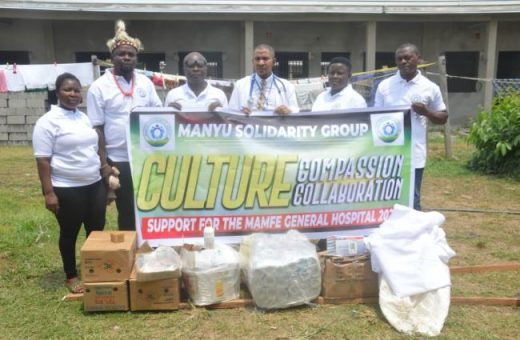 Manyu Solidarity Group supports Mamfe District Hospital