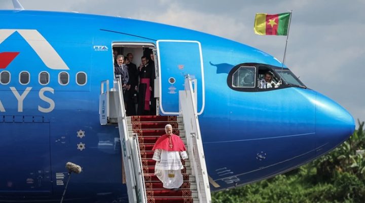 Pope Leo XIV continues Cameroon visit as tight security, traffic restrictions hit Douala