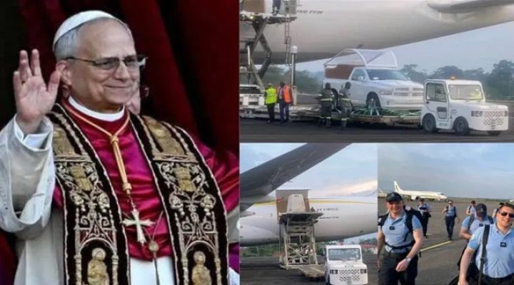 Popemobile arrives as Cameroon gears up for the Holy Father visit