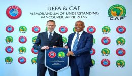 CAF and UEFA sign MoU aimed at strengthening collaboration