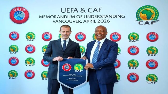 CAF and UEFA sign MoU aimed at strengthening collaboration