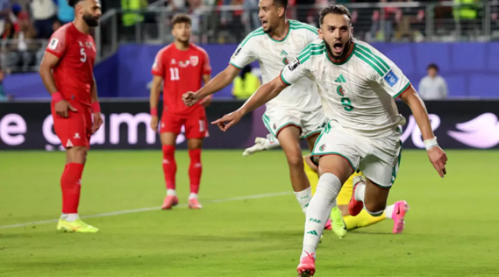 Football: Algeria beats Jordan 2-1 to clinch its first World Cup win since 2014