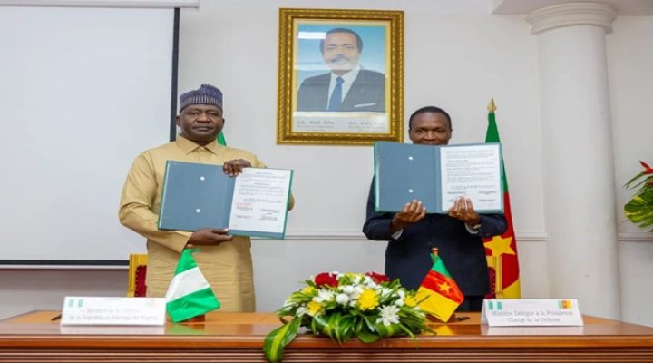 Cameroon, Nigeria sign border security pact