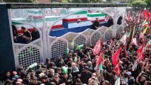 Iran: Leader’s coffin in Tehran’s Azadi Square for funeral procession